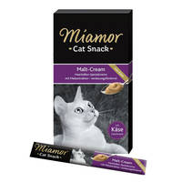 Miamor Cat Snack Malt Kase Cream Szőroldókrém 6x15g