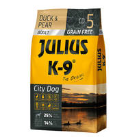 Julius K9 GF City Dog Adult Kacsa körtével 340g