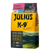 Julius K9 GF Utility Dog Hypoallergen Adult Bárány gyógynövény 340g