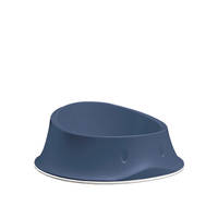 Stefanplast Bowl Chic Navy Blue gumis aljú etetőtál 350ml