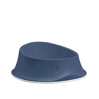 Stefanplast Bowl Chic Navy Blue gumis aljú etetőtál 650ml