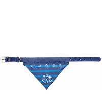 Trixie Kendős Prémium nyakörv kutyáknak Kék M-L 43-55cm