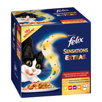 Felix Sensation Extras illatos szószos válogatás 24x100g