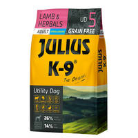 Julius K9 GF Utility Dog Hypoallergen Adult Lamb Herbals 10kg