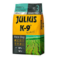 Julius K9 GF Race Dog Adult Rabbit Rosemary 10kg