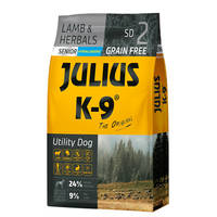 Julius K9 GF Utility Dog Hypoallergen Senior Bárány gyógynövény 3kg