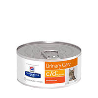 Hills PD Feline c/d Multicare Urinary Care Chicken 156g
