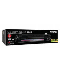 AquaEl Leddy Slim Duo Sunny & Plant Fekete akváriumvilágítás 16W 40-60cm