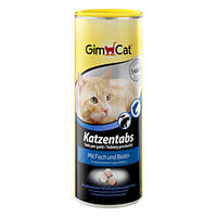 GimCat Katzentabs Halas tabletták biotinnal 710db