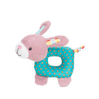 Trixie Junior Bunny textilrágókával és síppal 16cm
