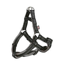 Trixie Softline Elegance Fekete-Szürke Y hám L 65-80cm