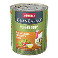 Animonda GranCarno Superfoods Pulyka Csipkebogyó 800g