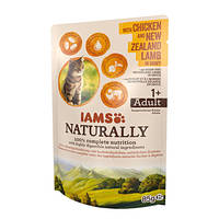 IAMS Naturally Cat Új-Zélandi Bárány csirkével Szószban 85g