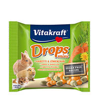 Vitakraft Drops Mini sárgarépás jutalomfalatok törpenyulaknak 40g