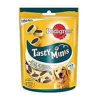 Pedigree Tasty Minis Cheesy Nibbles Sajtos-marhahúsos jutalomfalatok 140g