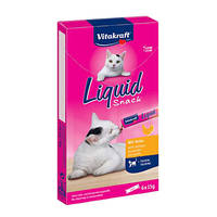 Vitakraft Cat Liquid Snack Csirke +Taurin 6x15g