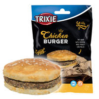 Trixie Chicken Burger csirkés hamburger jutalomfalat 140g