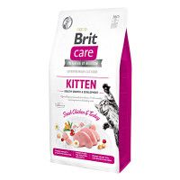 Brit Care Cat Grain Free Kitten Friss Csirke pulykával 7kg