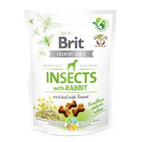 Brit Care Crunchy Cracker Insects with Rabbit Rovarfehérje nyúllal 200g
