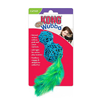 KONG Cat Wubba Wicker LED Aqua 15cm