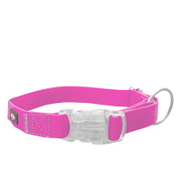 Trixie Easy Flash USB világító nyakörv rózsaszín M-L 35-55cm