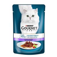 Gourmet Perle Gravy Delight Vadhússal és zöldségekkel 85g