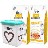 Brit Care Grain Free Haircare Healthy & Shiny Coat Friss Lazac csirkével 2x2kg +Ajándékkal