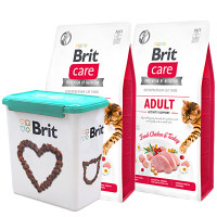 Brit Care Grain Free Activity Support Friss Csirke pulykával 2x2kg +Ajándékkal