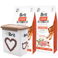 Brit Care Grain Free Indoor Anti Stress Friss csirke 2x2kg +Ajándékkal