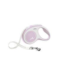 Flexi New Comfort S szalagos Halványlila Fehér 15kg/5m