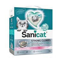 SaniCat Strong Clumps Baby Powder csomósodó wyoming bentonit 6l