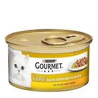 Gourmet Gold Csirke Máj falatok szószban 85g
