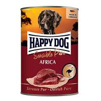 Happy Dog Sensible Pur Africa Strucc színhús konzerv 400g