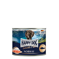 Happy Dog Sensible Pur Norway Lazac színhús konzerv 200g