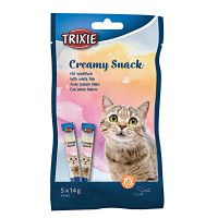 Trixie Creamy Snack WhiteFish tejszínes krémpaszta fehérhallal 5x14g